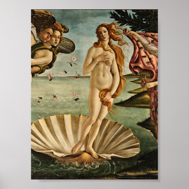 Poster Sandro Botticelli - La naissance de Vénus (Devant)
