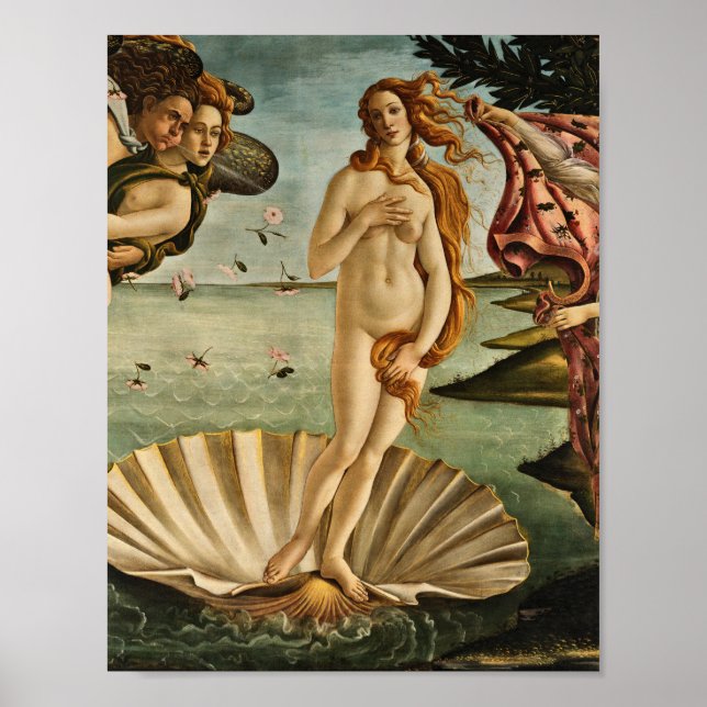 Poster Sandro Botticelli - La naissance de Vénus (Devant)