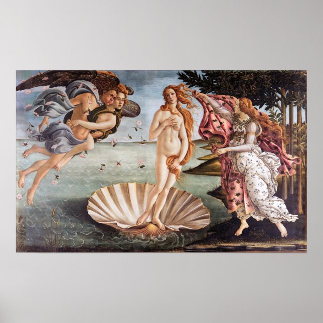Poster Sandro Botticelli - Naissance de Vénus (Devant)