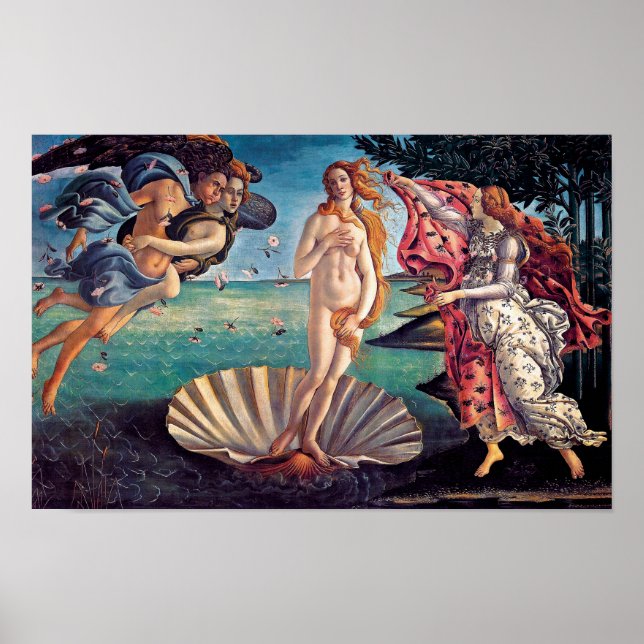 Poster Sandro Botticelli - Naissance de Vénus - Beaux-Art (Devant)