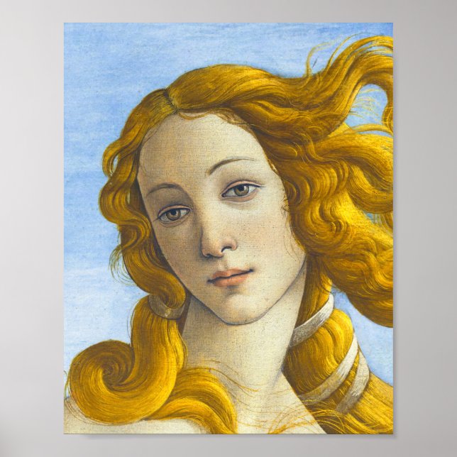 Poster Sandro Botticelli - Naissance de Vénus Détail (Devant)