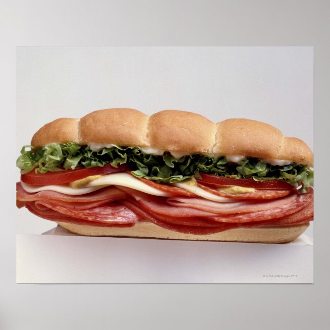 Poster sandwich Deli (Devant)