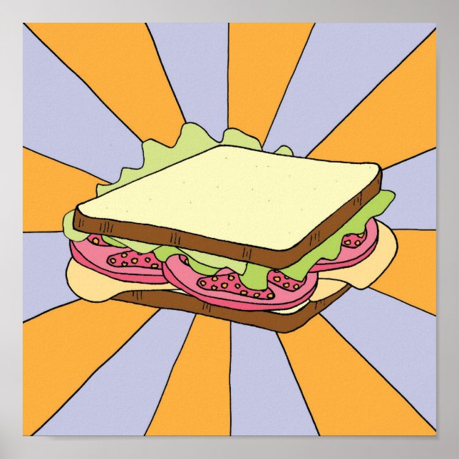 Poster Sandwich électrique (Devant)