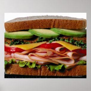 Poster sandwich empilé