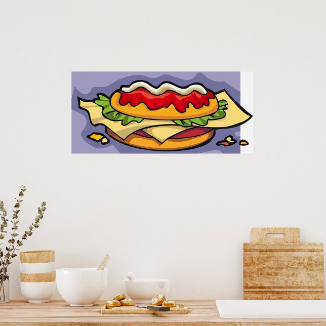 Poster Sandwich rempli (Créateur téléchargé)