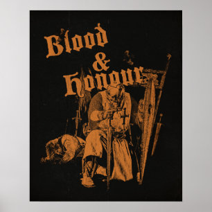 Poster Sang et honneur - MétalCore