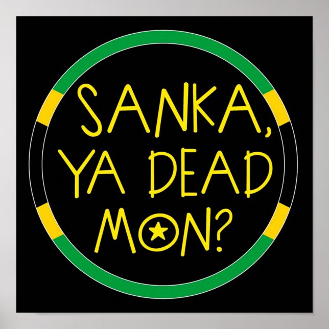 Poster Sanka Ya Dead Mon Cool Running (Devant)