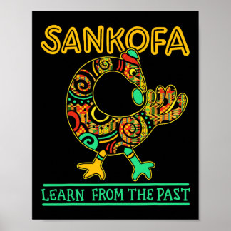 Poster Sankofa African Bird Black History Month Juneteent