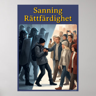 Poster — Sanning & rättfärdighet