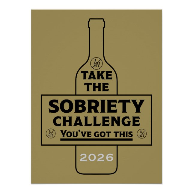 Poster Sans Alcool Et Sobre (Devant)
