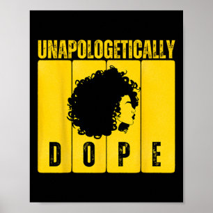 Poster Sans excuses Drug Mois de l'histoire des Noirs Afr