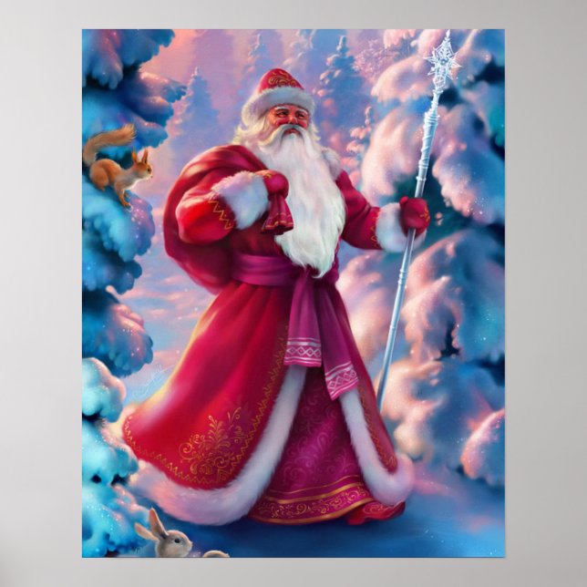 Poster Santa Claus (Devant)