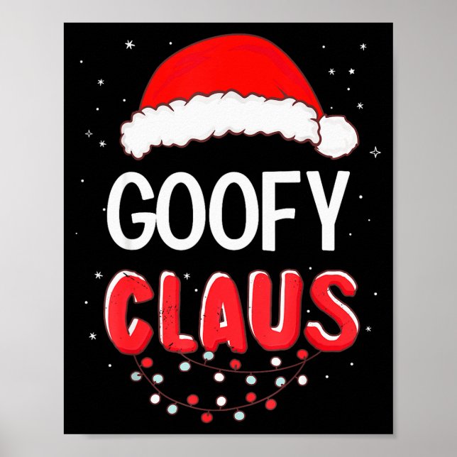 Poster Santa Claus Christmas Matching Costume  (Devant)