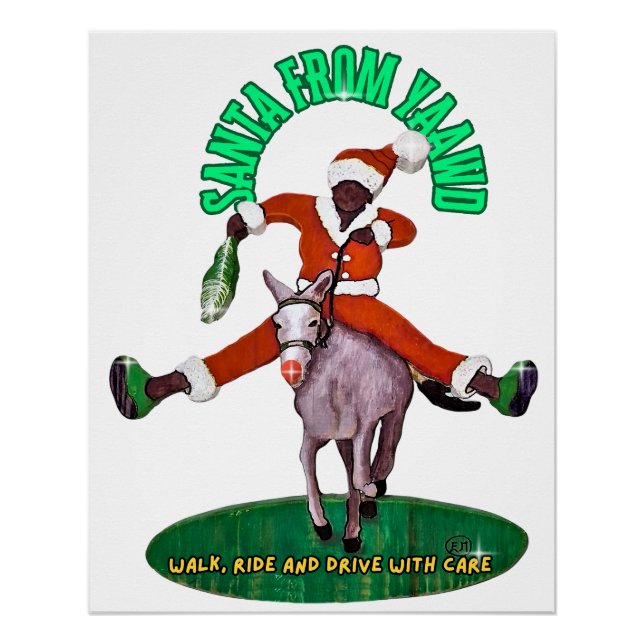 Poster Santa from Yaawd (Devant)