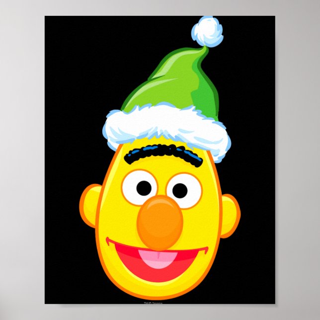 Poster Santa Hat Bert  (Devant)