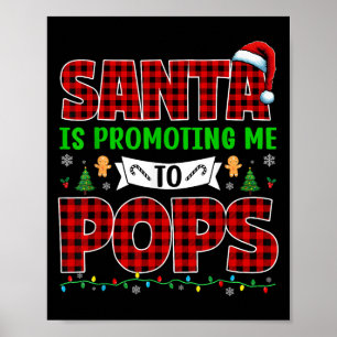 Poster Santa Me Promeut En Pops Xmas Grossesse En Attente