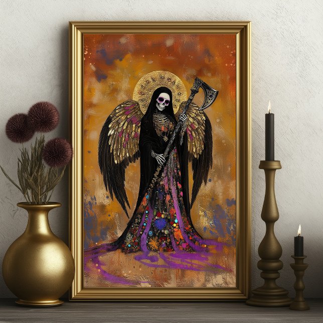 Poster Santa Muerte Mystical Surreal Abstract Portrait (Créateur téléchargé)