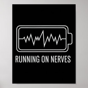 Poster Santé mentale Énergie Anxiété Sur les nerfs