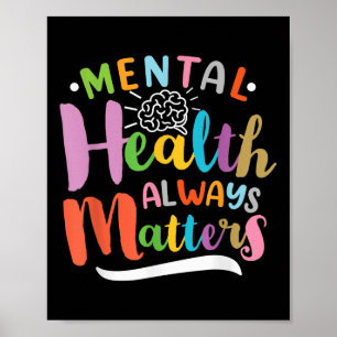 Poster Santé Mentale Toujours S Thérapie Sensibilisation 