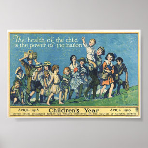 Poster santé vintage pour imprimer