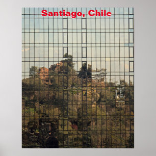Poster Santiago, Chili réflexion