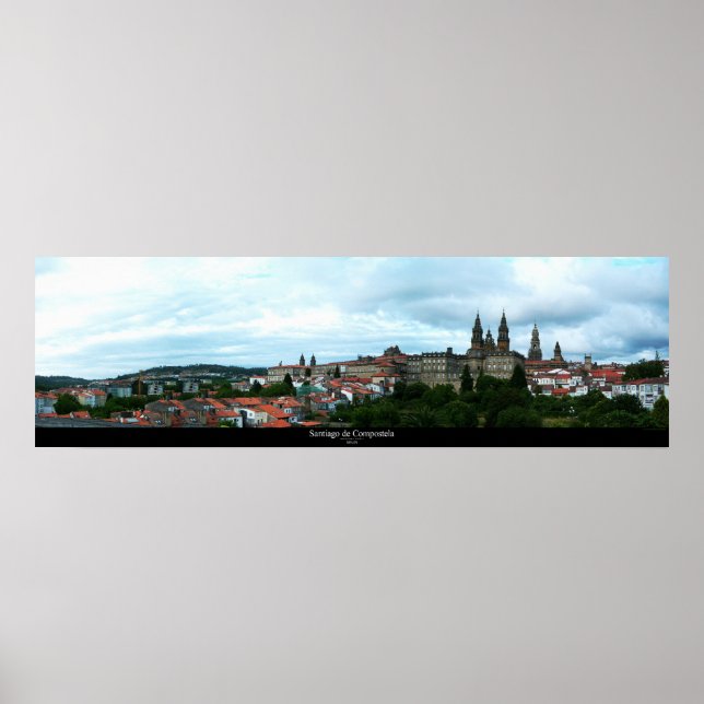 POSTER SANTIAGO DE COMPOSTELA (Devant)