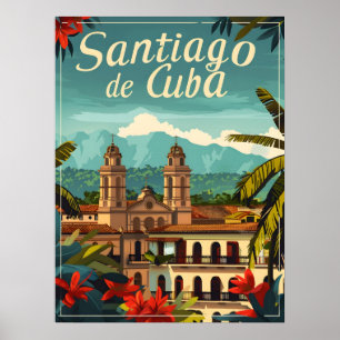 Poster Santiago de Cuba : Soul rythmique des Caraïbes