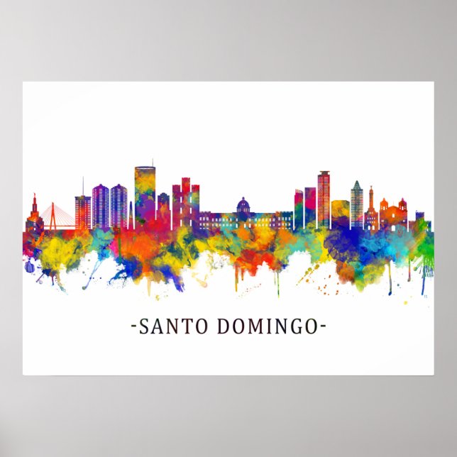 Poster Santo Domingo Dominican (Devant)