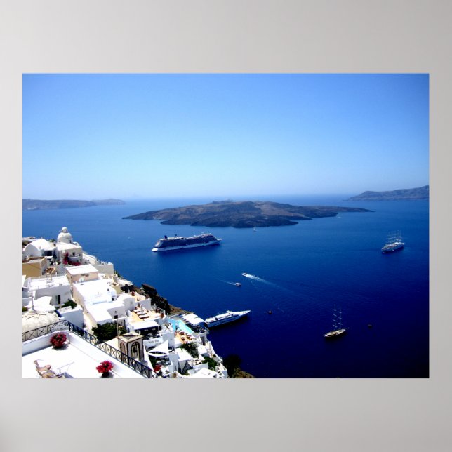 Poster Santorin (Devant)