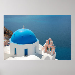 Poster Santorin Grèce