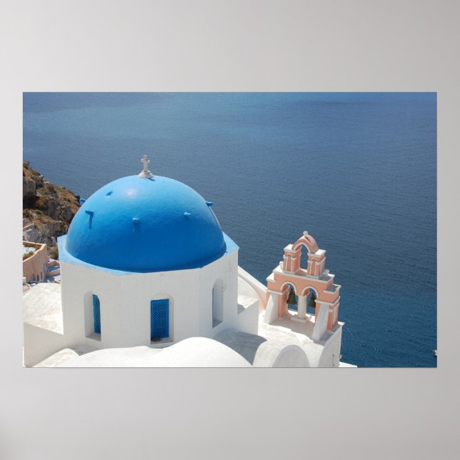 Poster Santorin Grèce (Devant)