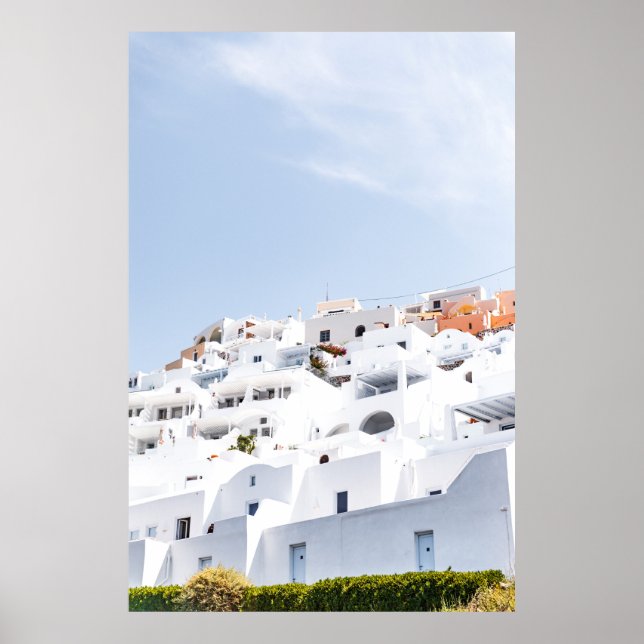 Poster Santorin, grèce (Devant)