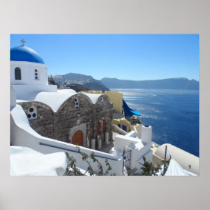 Poster Santorini, Greece