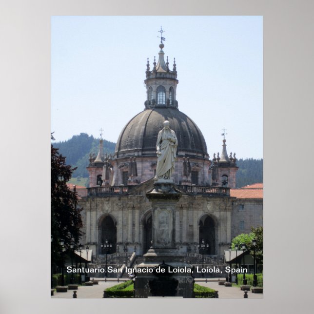 Poster Santuario San Ignacio de Loiola, Loiola, Espagne (Devant)