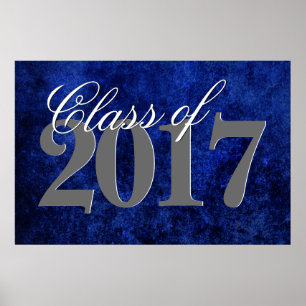 Poster Sapphire Grad   Blue Royal Cobalt Azure Année