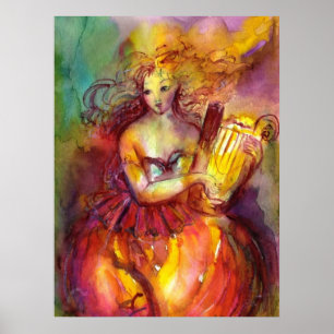 POSTER SAPPHO, MUSIQUE DE DANSSE ET POÉSIE