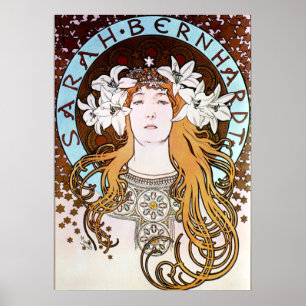 Poster Sarah Bernhardt - Alphonse Mucha