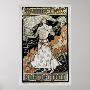 Poster ~ Sarah Bernhardt de Jeanne D'Arc