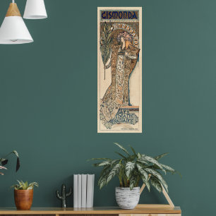 Poster Sarah Bernhardt par Alphonse Mucha