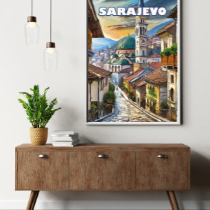 Poster Sarajevo, ville d'espoir et de mémoire