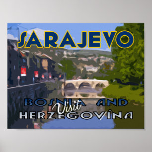 Poster Sarajevo, Visite en Bosnie-Herzégovine