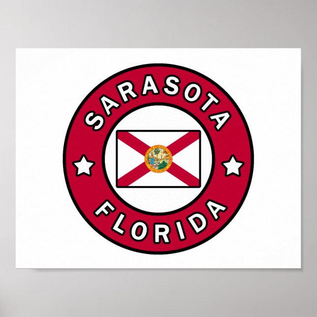 Poster Sarasota Floride (Devant)