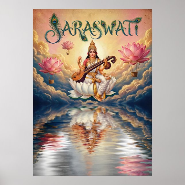 Poster Saraswati V04 (Devant)