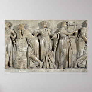 Poster Sarcophage des Muses