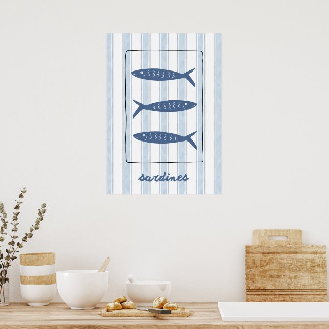 Poster Sardines (Cuisine)