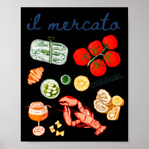Poster Sardines d'été au homard et tomate Il Mercato Ital