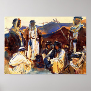 Poster Sargent - Campement bédouin 1906
