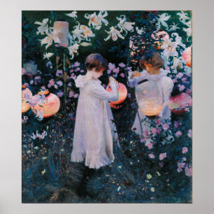 Poster Sargent - Carnation Lily Lily Rose