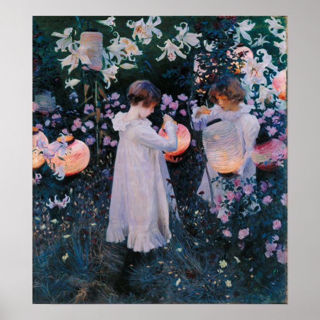 Poster Sargent - Carnation Lily Lily Rose (Devant)