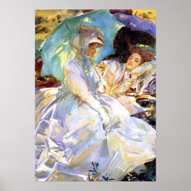 Poster Sargent - Col du Simplon. Lecture 1911 (Devant)